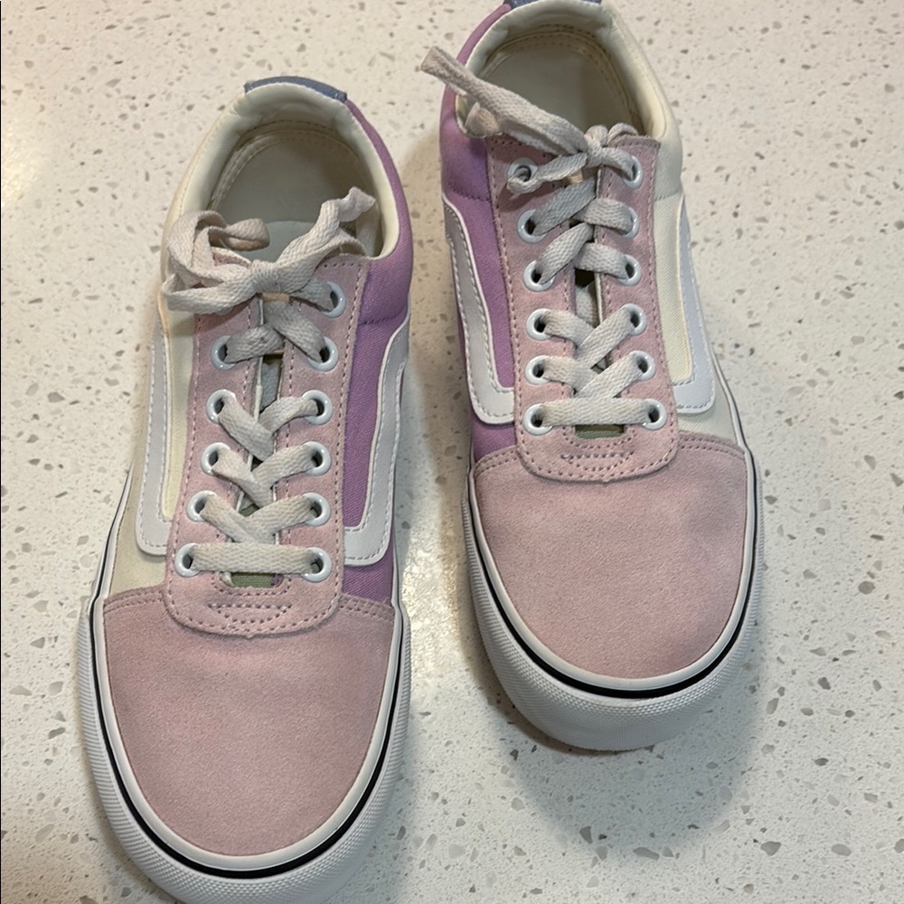 Vans Pink and Purple Old Skool Sneakers